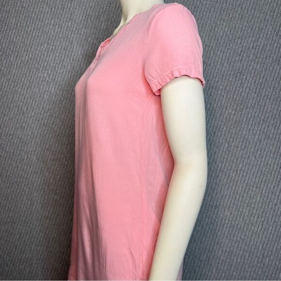 Anthropologie Cloth & Stone Shirt‎ Dress Womens Size XS Pink V Neck - Picture 5 of 8